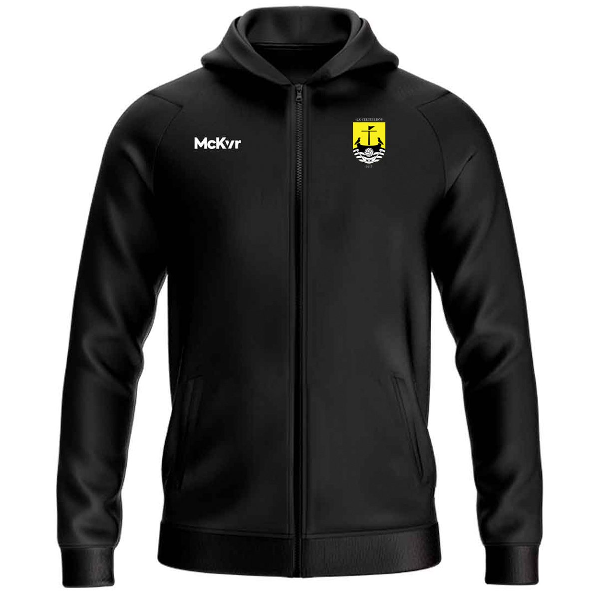 McKvr Portugal National Team GAA Core Pro Full Zip Hood - Youth - Black