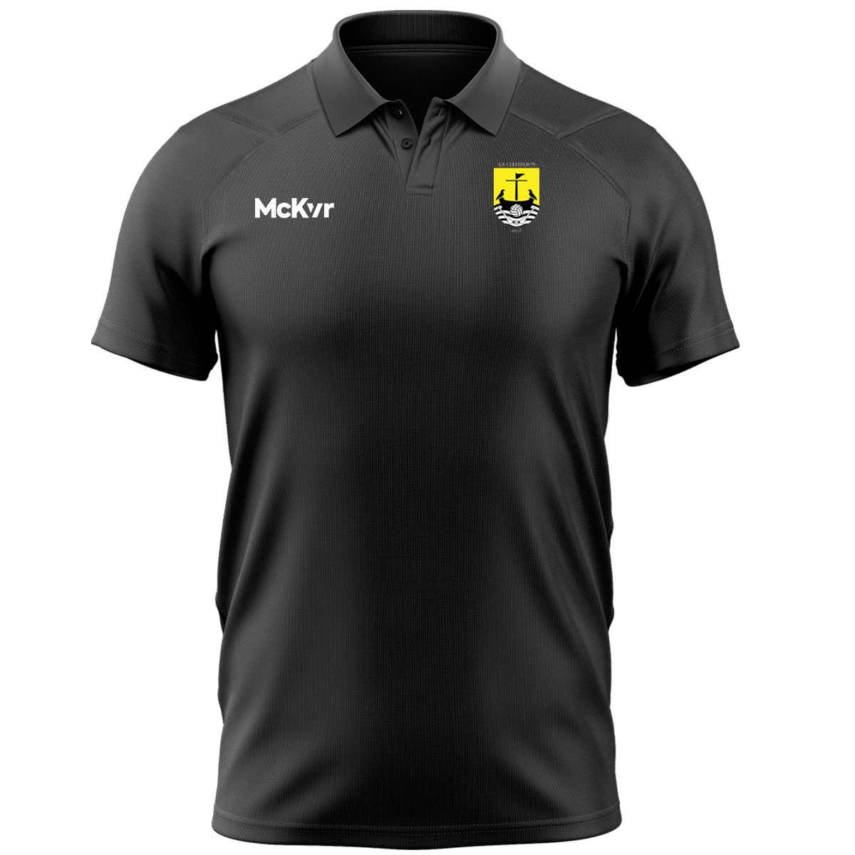 McKvr Portugal National Team GAA Core Pro Polo - Adult - Black