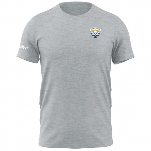 McKvr Portugal National Team GAA Core Pro Cotton Tee - Youth - Light Grey