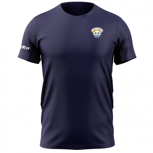McKvr Porto Gaels Core Pro Cotton Tee - Youth - Navy