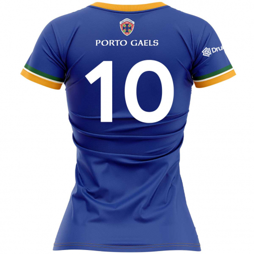 McKvr Porto Gaels Numbered Playing Jersey - Womens - Royal