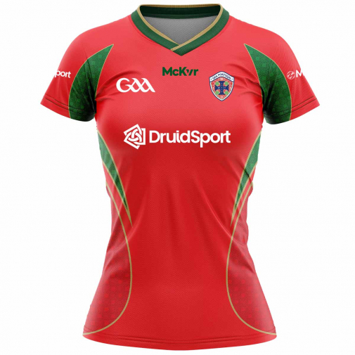 McKvr Portugal National Team GAA Playing Jersey - Womens - Red/Green