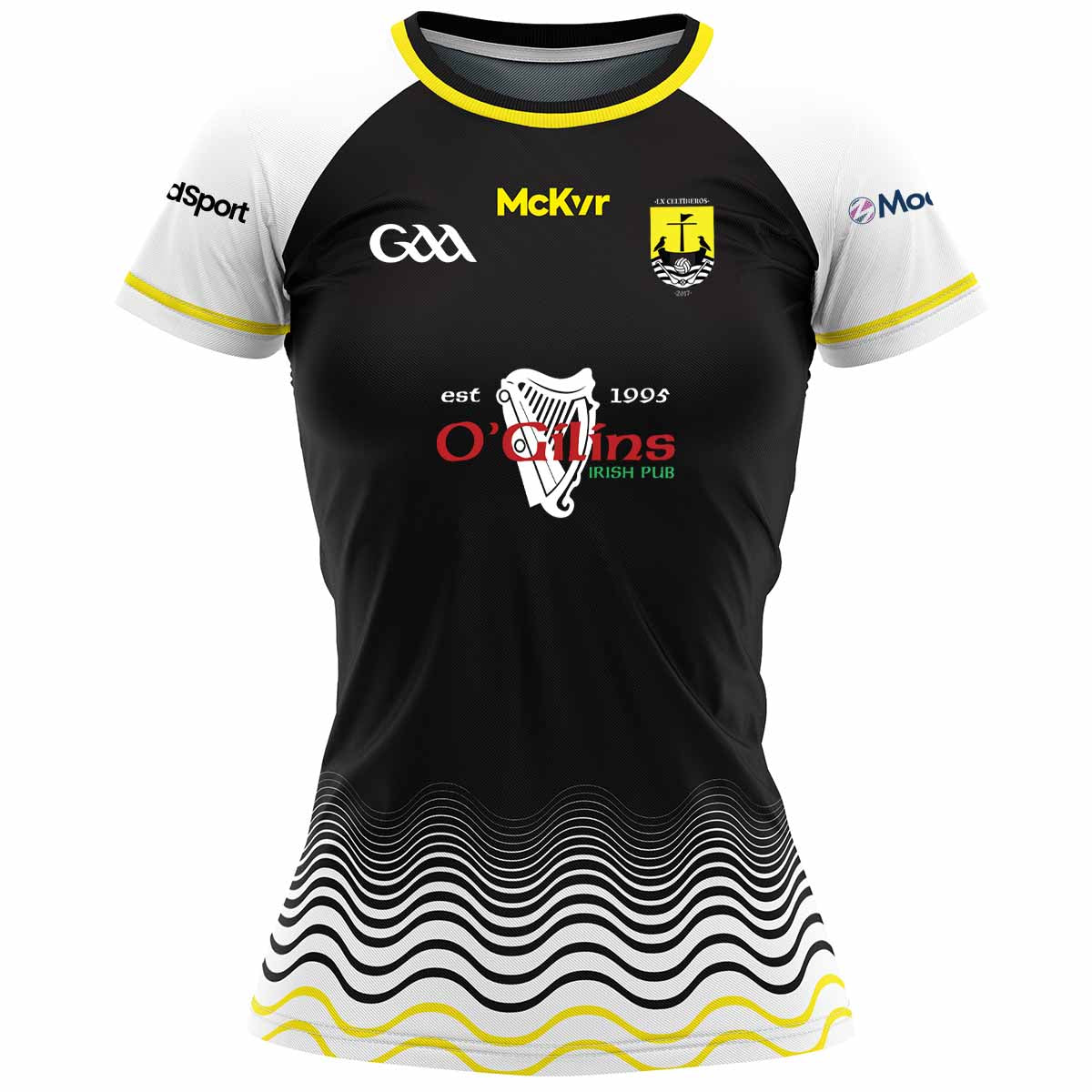 McKvr Lisbon Celtiberos GAA Goalkeeper Jersey - Womens - Black