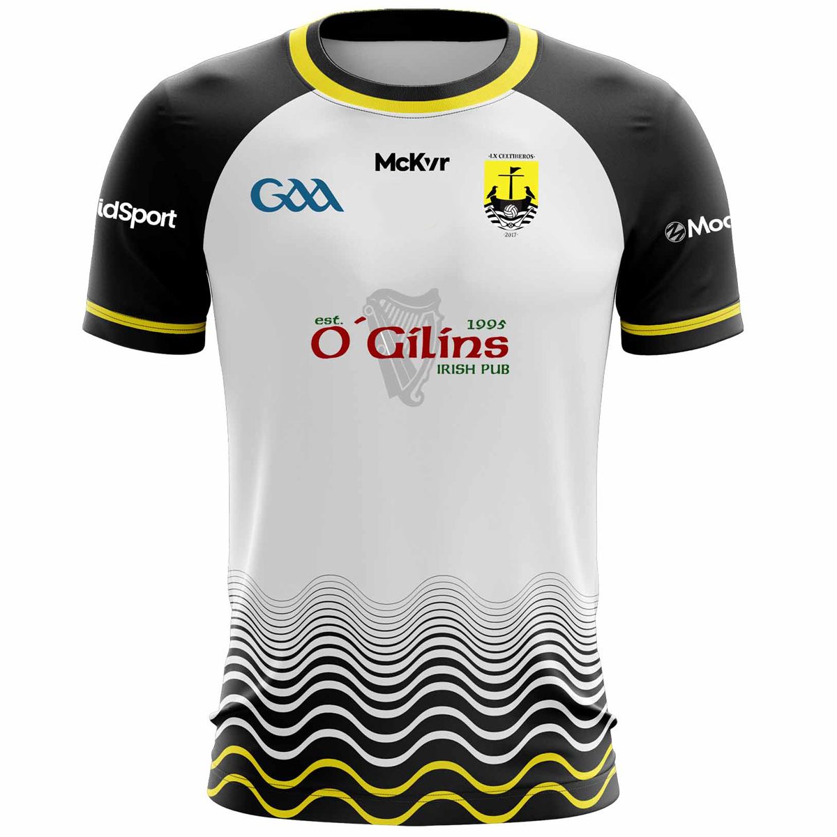 McKvr Lisbon Celtiberos GAA Playing Jersey - Adult - White