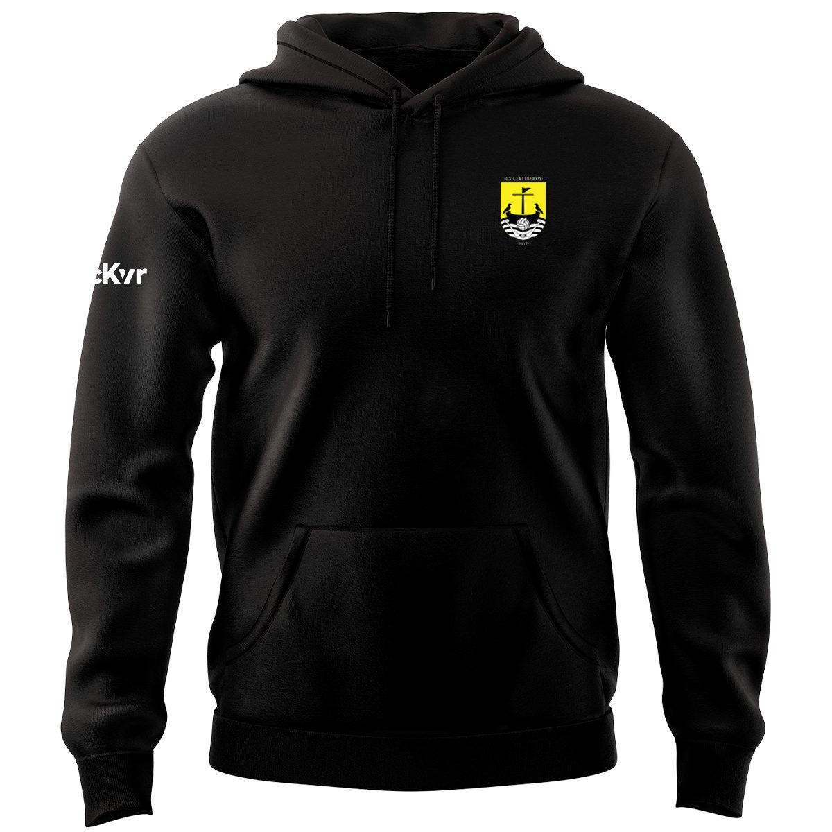 McKvr Lisbon Celtiberos GAA Core Pro Cotton Hoodie - Adult - Black