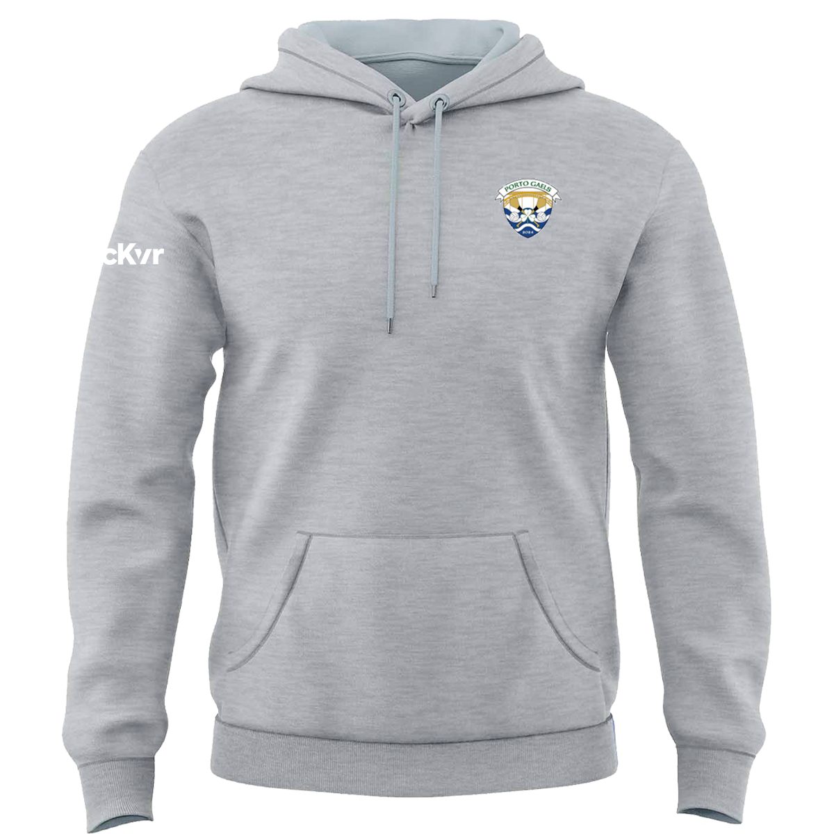 McKvr Lisbon Celtiberos GAA Core Pro Cotton Hoodie - Youth - Light Grey
