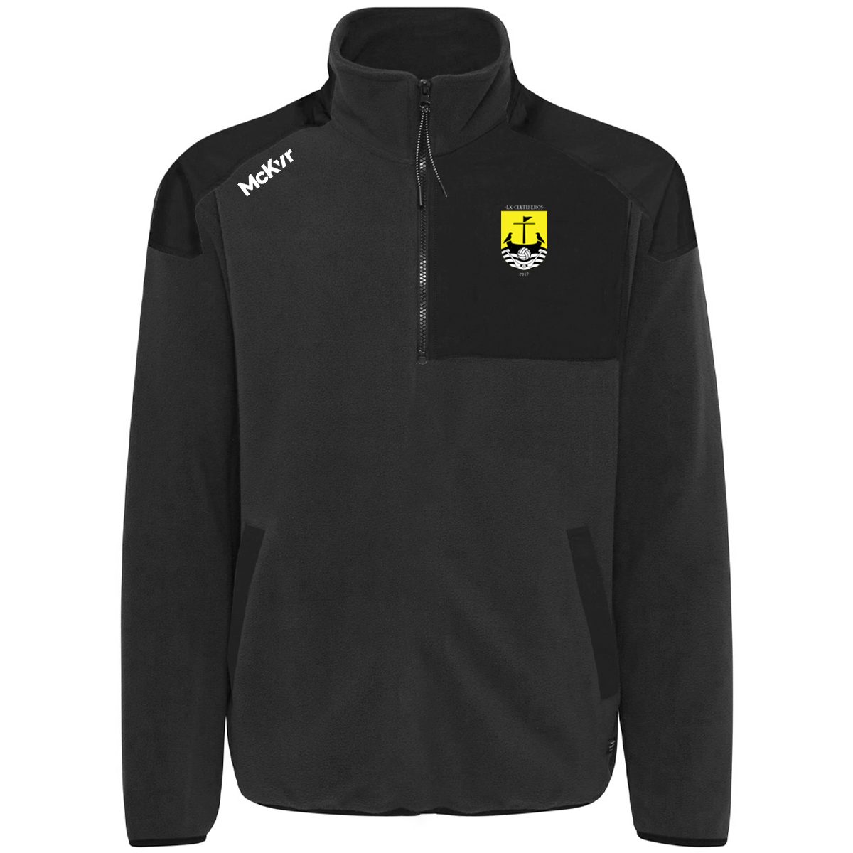 McKvr Portugal National Team GAA Core Pro 1/4 Zip Fleece - Adult - Black