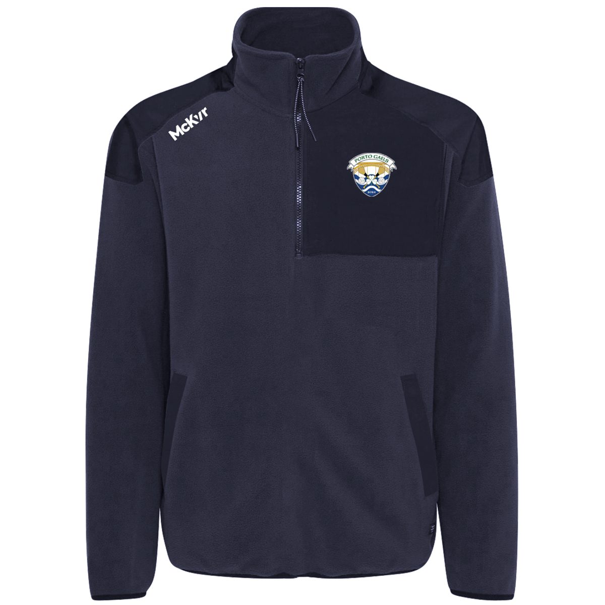 McKvr Porto Gaels Core Pro 1/4 Zip Fleece - Adult - Navy