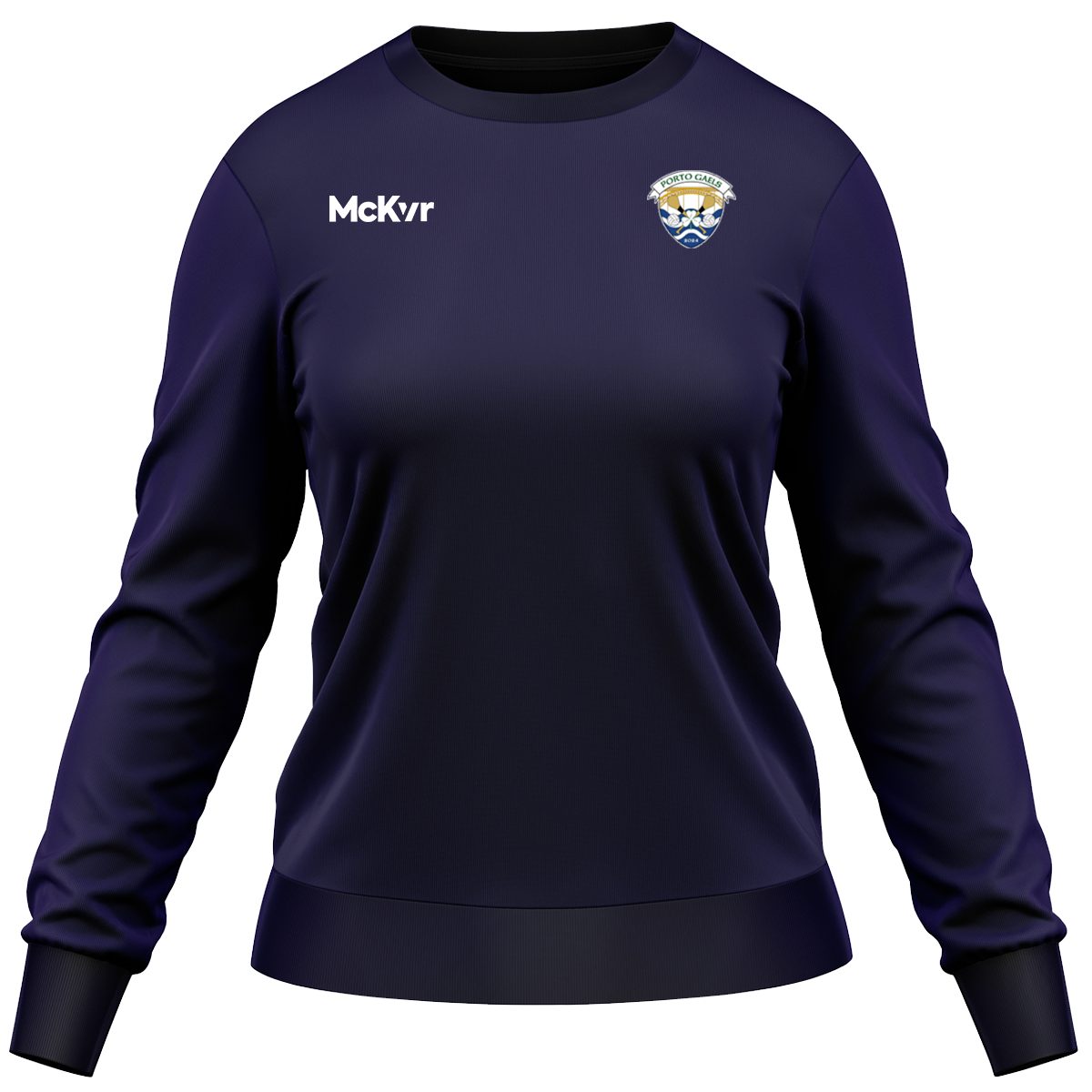 McKvr Porto Gaels Core Pro Sweat Top - Womens - Navy