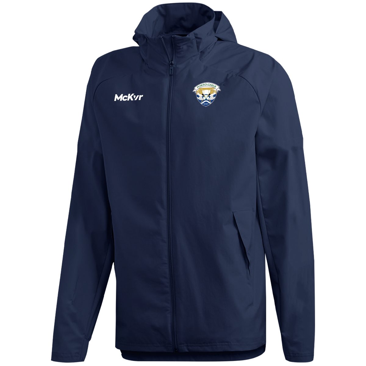 McKvr Porto Gaels Core 22 Rain Jacket - Youth - Navy