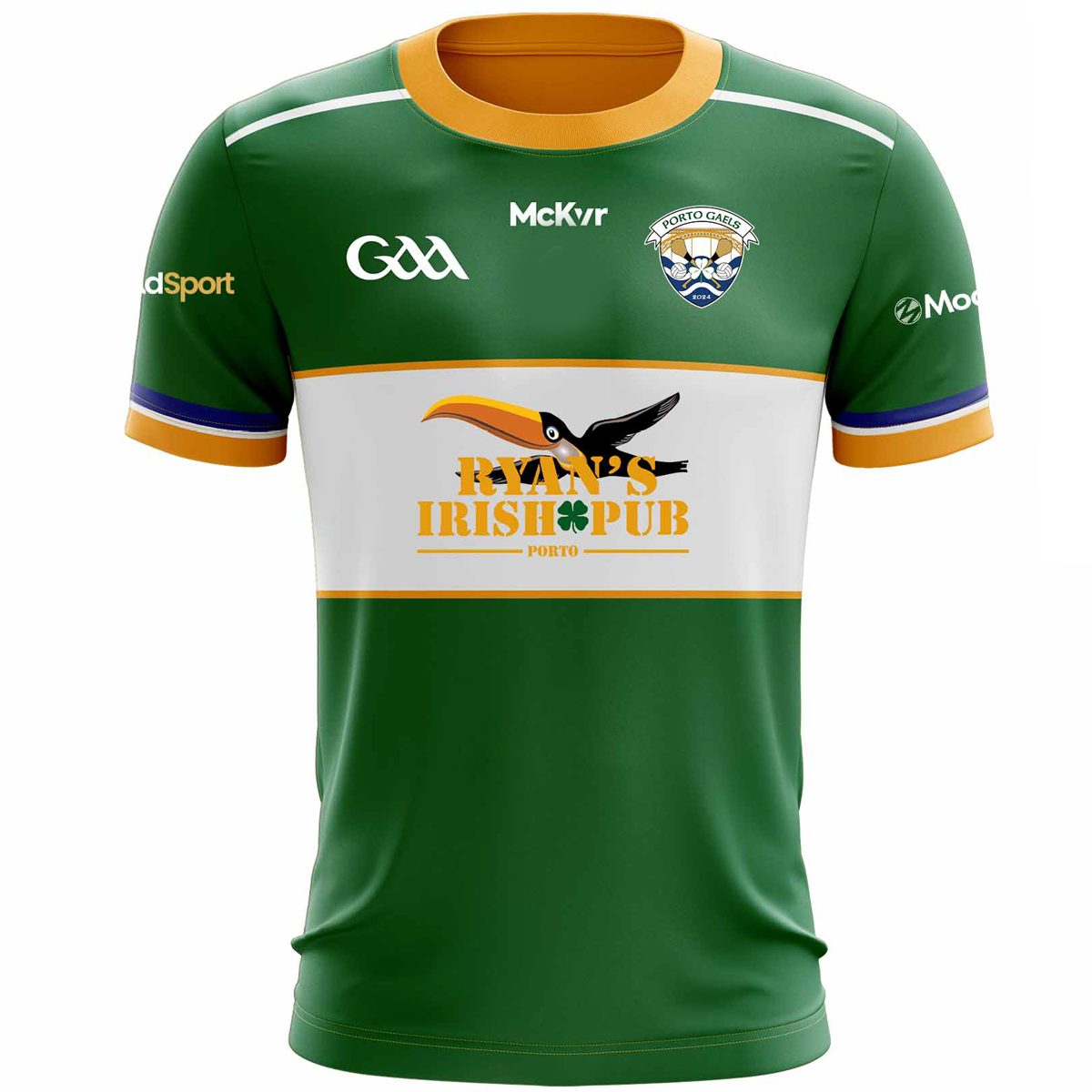 McKvr Porto Gaels Goalkeeper Jersey - Adult - Green Player Fit