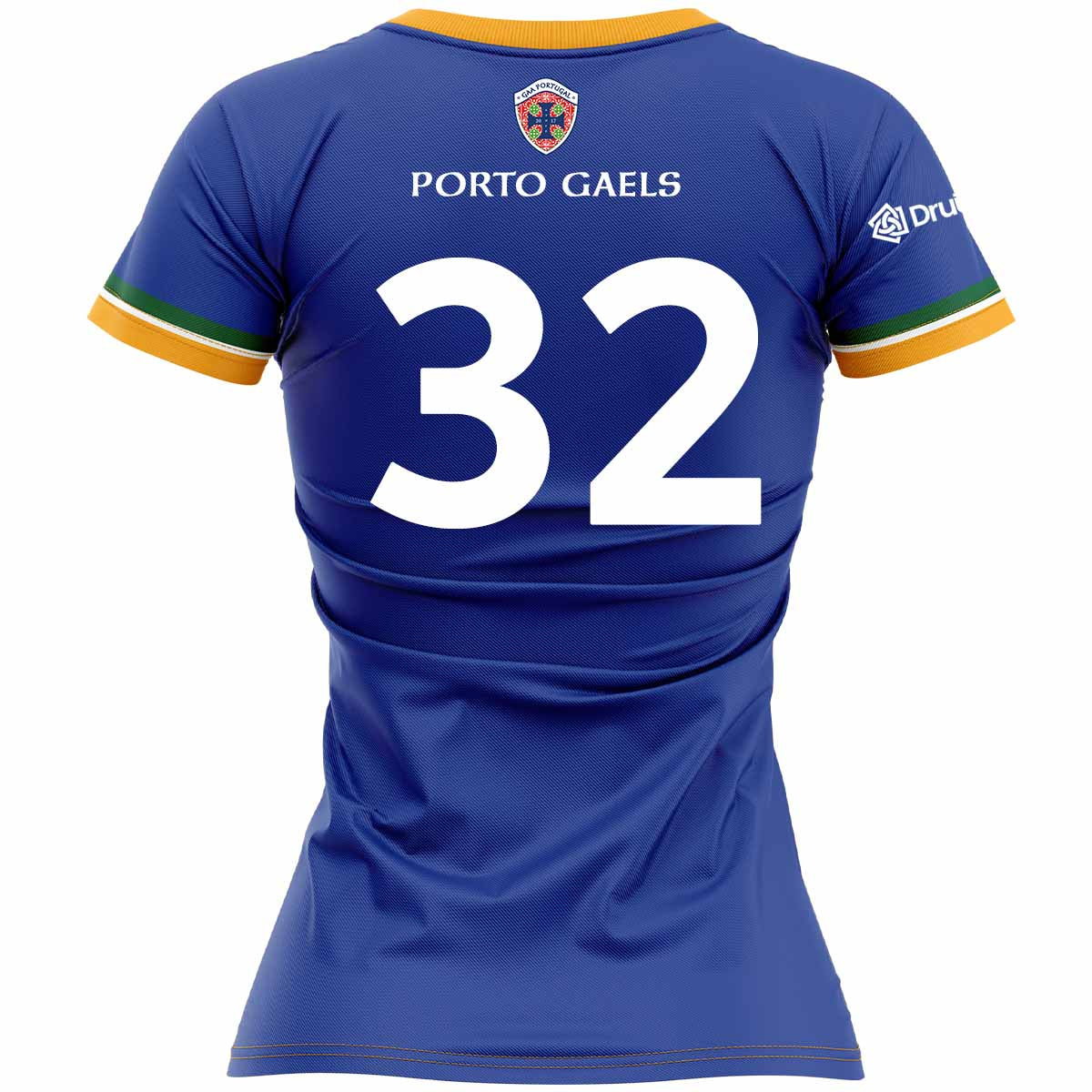 McKvr Porto Gaels Number 32 Playing Jersey - Womens - Royal