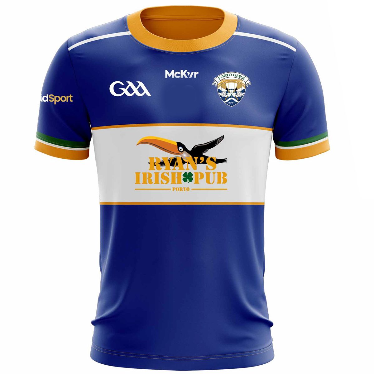 McKvr Porto Gaels Playing Jersey - Adult - Royal Player Fit